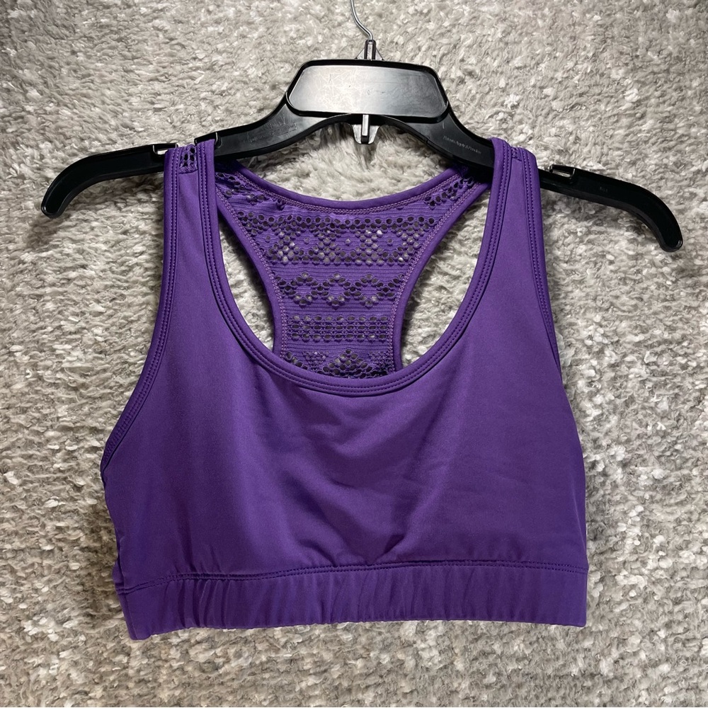 Zyia Purple Athletic Sports Bra Women Size Medium